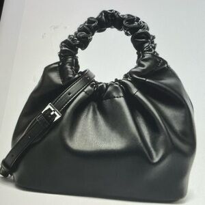 Macys LIKE DREAMS Randall Crossbody Purse Statement Piece. Black NEW